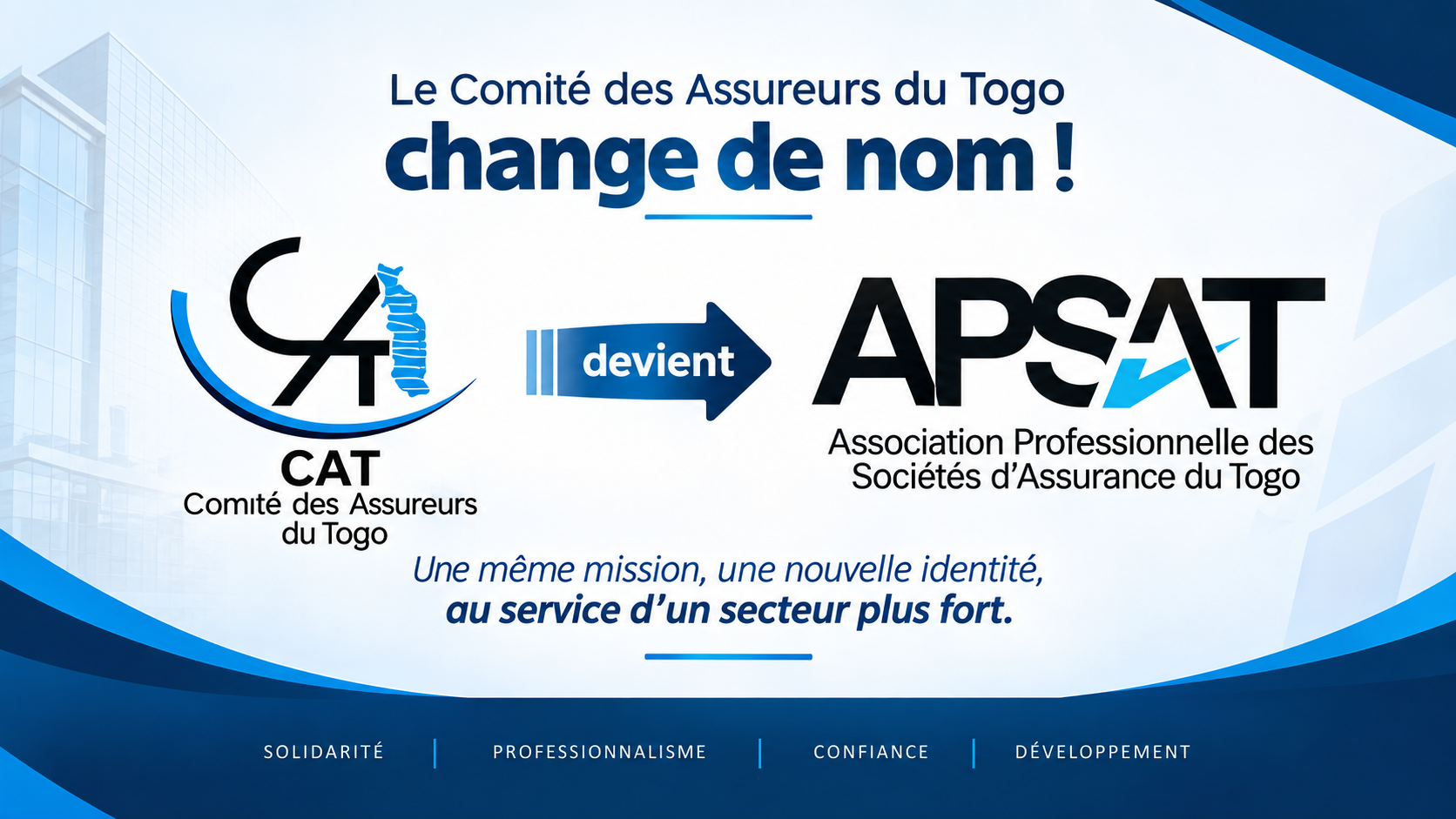 Annonce Officielle APSAT